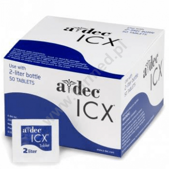 ICX Tabletki dezyfekująco-czyszczące tor wodny w unicie do butli 2L.